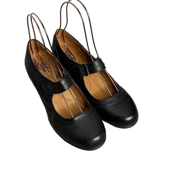 Pure Sole Black Leather Raleigh Mary Jane Shoes| Size 10 - Picture 1 of 9